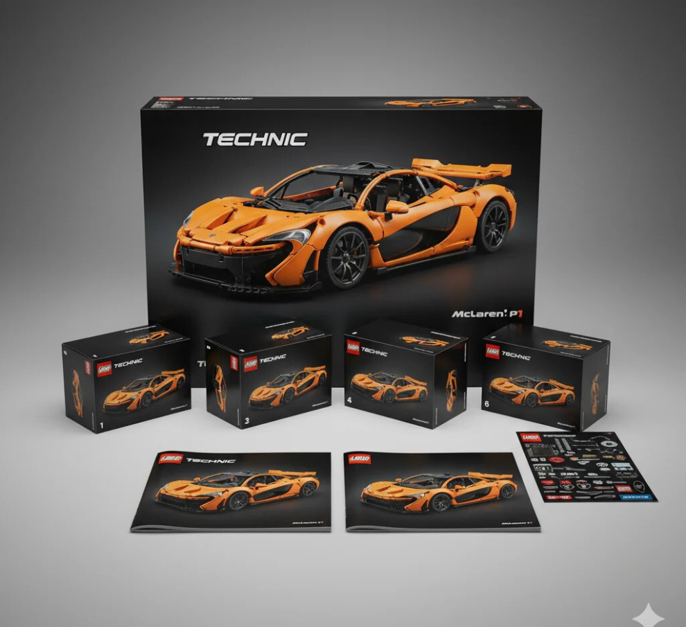GM McLaren P1 - 3893 Pieces